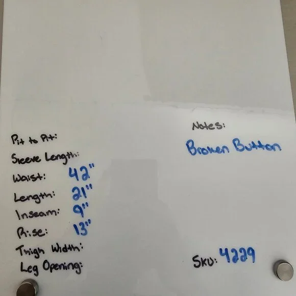 Levis Ripstop Cargo Shorts Mens W42 Khaki Beige Utility 9" Inseam READ - Picture 5 of 12